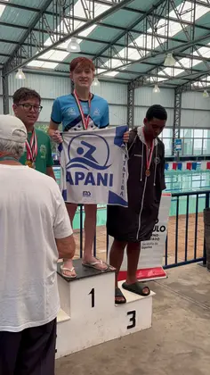Foto 5 de APANI conquista 28 medalhas no Pró-Natação 2026 e leva cinco nadadores à final estadual