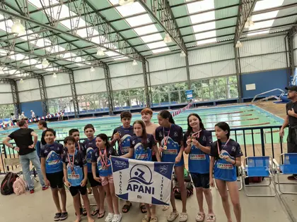 Foto 9 de APANI conquista 28 medalhas no Pró-Natação 2026 e leva cinco nadadores à final estadual